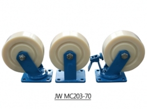 JW FC/MC 203-70 바퀴직경 203mm(8&quot;)  단조캐스터 시리즈(개당허용하중-1.000KG)